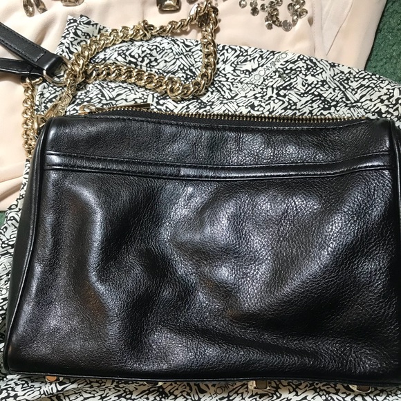 Rebecca Minkoff Bags Rebecca Minkoff Black Leather Crossbody Bag Poshmark